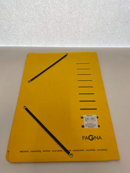 Pagna-DINA4-Mappe-gelb-Rueckseite