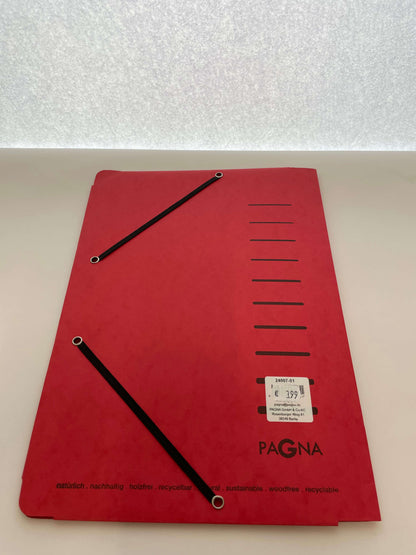 Pagna-DINA4-Mappe-rot-Rueckseite